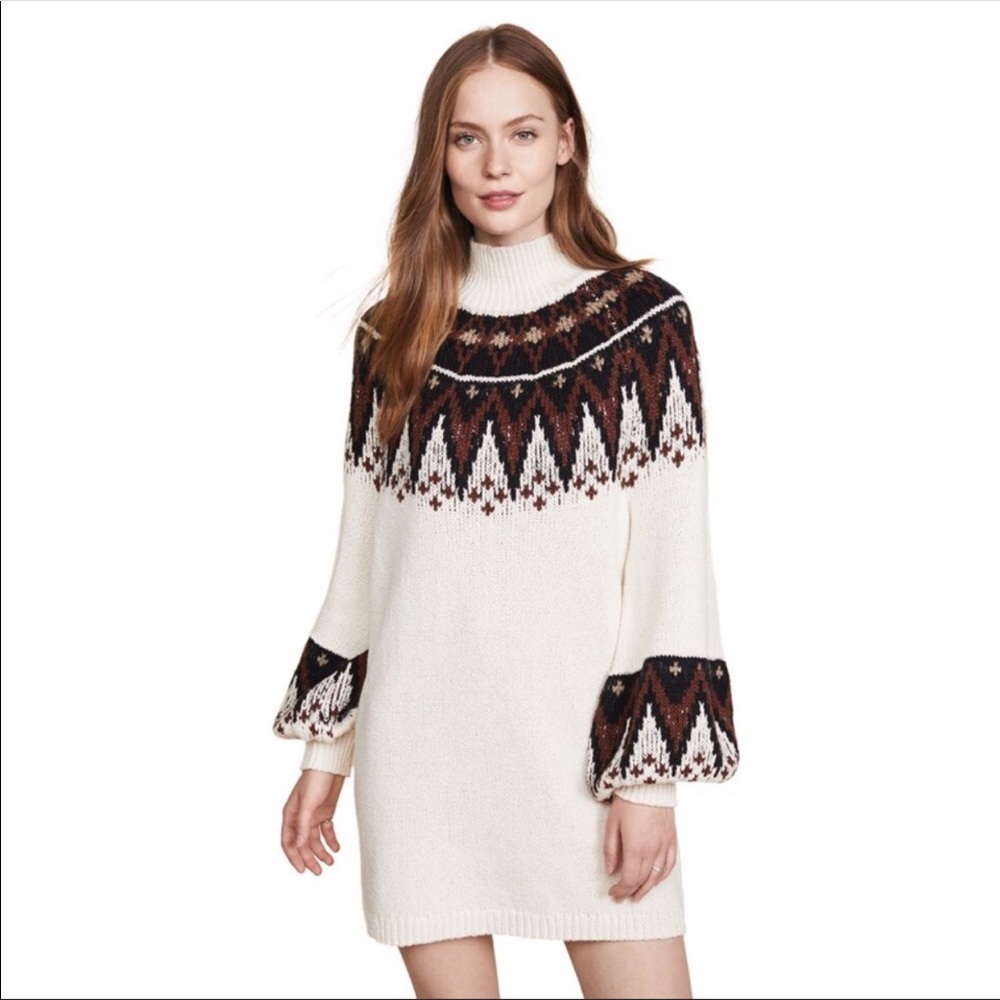 NWT Size Small Free People Scotland Sweater Dress - Picture 2 of 8